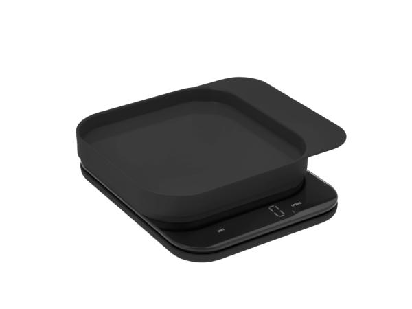 Rosti Køkkenvægt 10 kg m. skål/låg i black, Mensur